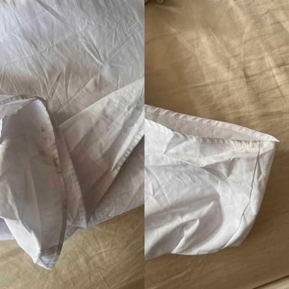 NWT ZARA White Cotton Midi Dress with Tie-Back M - Picture 15 of 15